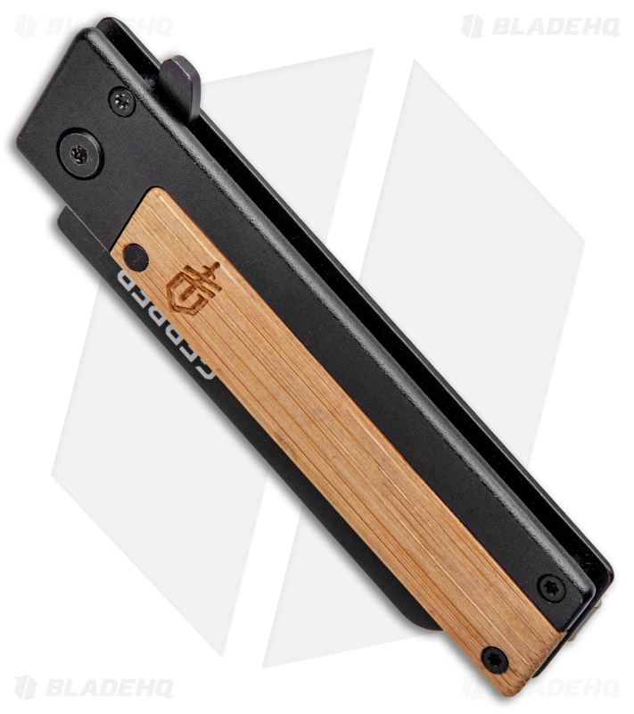 Gerber Quadrant Flipper Frame Lock Knife Bamboo (2.75" Two-Tone)