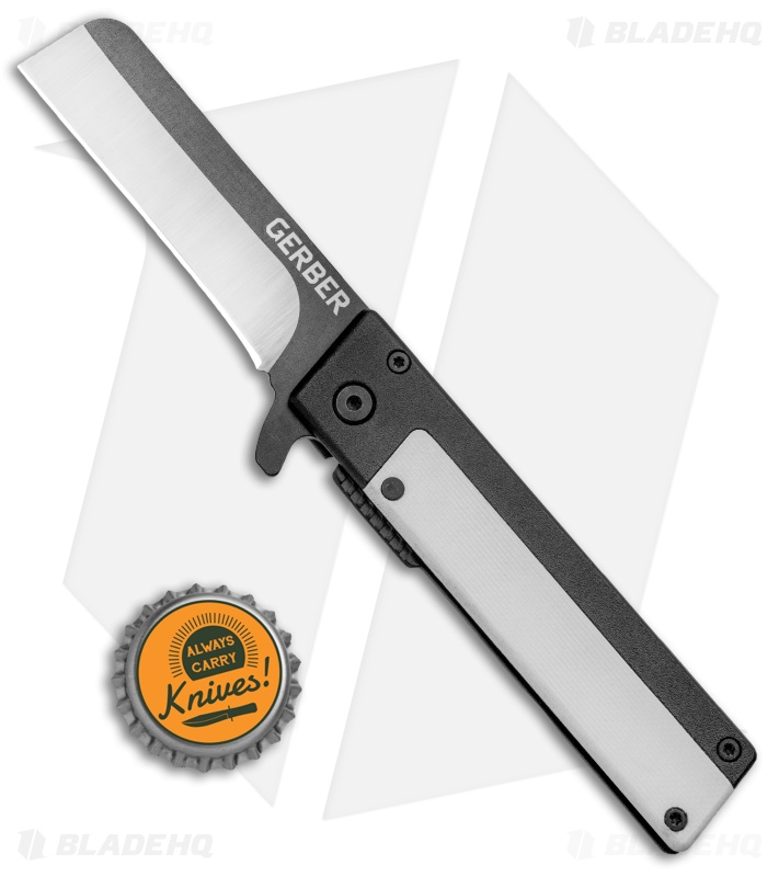 Gerber Quadrant Flipper Frame Lock Knife White G-10 (Two-Tone)