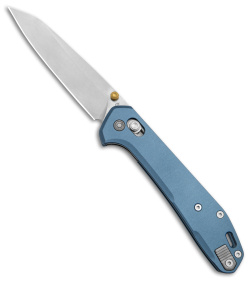 Gerber Savvy Pivot Lock Knife Urban Blue Aluminum (3.5" SW 20CV) 30-001845