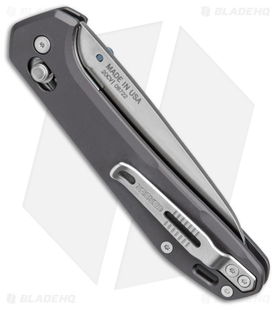 Gerber Savvy Pivot Lock Knife Gray Aluminum (3.5" Stonewash 20CV) 30-001844