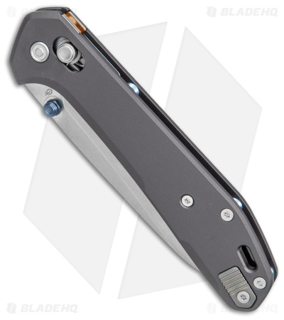Gerber Savvy Pivot Lock Knife Gray Aluminum (3.5" Stonewash 20CV) 30-001844
