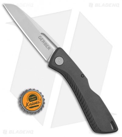 Gerber Shark Belly Lock Back Knife Gray GFN (3.2" Satin) 31-003214