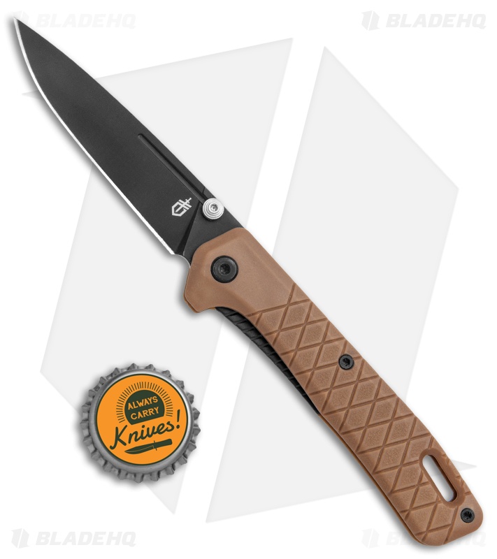 Gerber Zilch Liner Lock Knife Coyote GFN Black - Blade HQ
