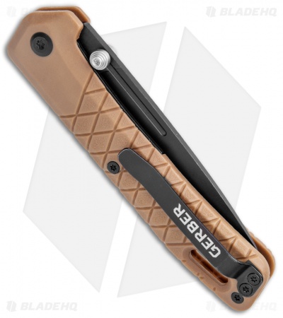 Gerber Zilch Linerlock Knife Coyote Brown FRN (3.1" Black) 30-001880
