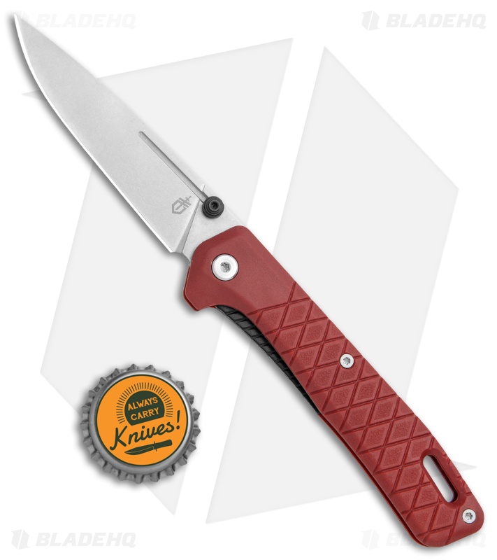 Gerber Zilch Liner Lock Knife Drab Red GFN (3.1" SW) 30-001882