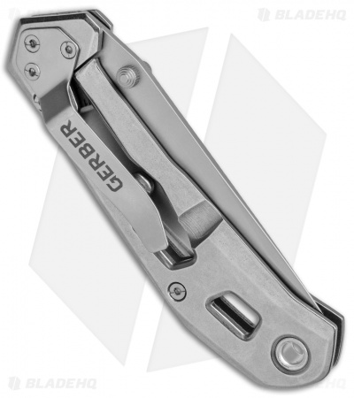 Gerber Airlift Frame Lock Knife Silver (2.8" Gray) 30-001346