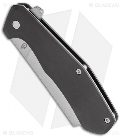 Gerber Asada Flipper Knife Onyx Aluminum (3" Stonewash) 30-001807