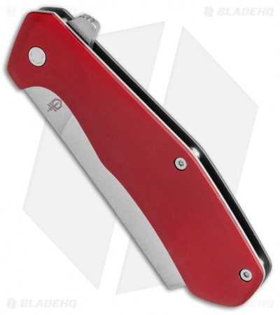 Gerber Asada Flipper Knife Red Aluminum (3" Stonewash) 30-001805