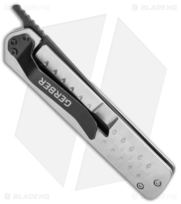 ARTISAN - ayako Gerber Ayako Frame Lock Knife Gray Aluminum (3.5