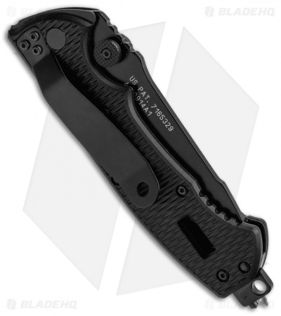 Gerber Hinderer CLS Combat Life Saver Rescue Knife (3.5" Black Serr) 1870