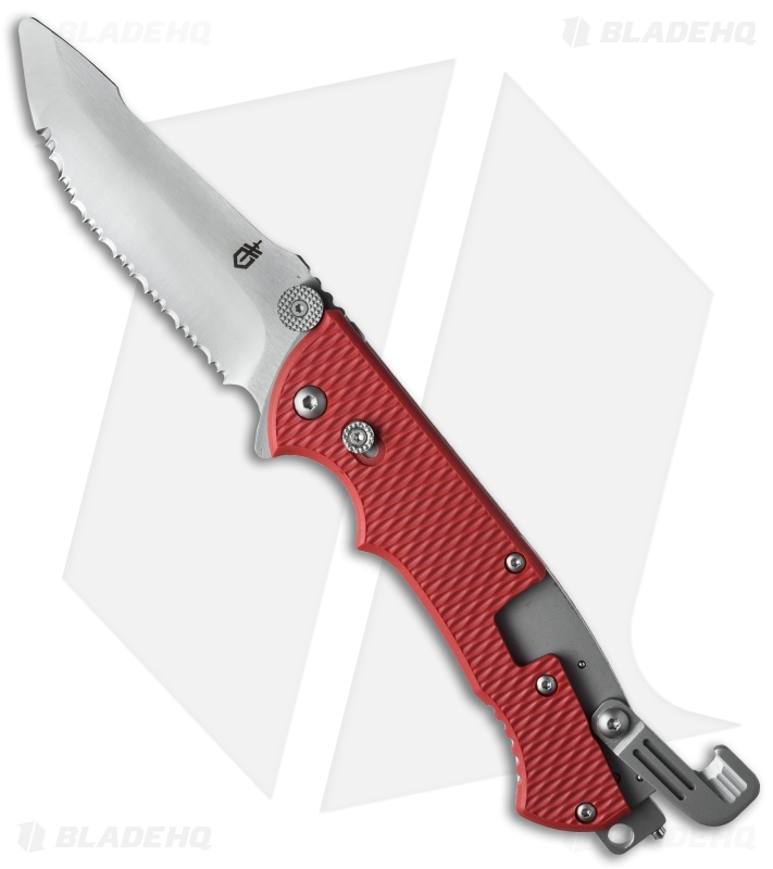 Gerber Hinderer Rescue Knife Red (3.5