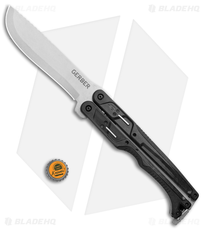 Gerber Doubledown QuadLock Knife Black (6.8" Stonewash) 30-001536N