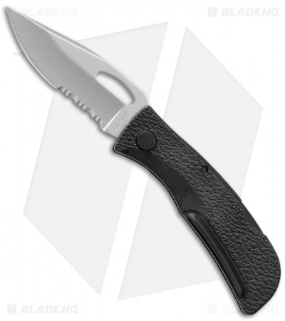 Gerber E-Z Out Jr. Lockback Knife (2.375" Bead Blast Serr) 06551