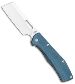 Gerber FlatIron Cleaver Frame Lock Knife Blue Micarta (3.5&quot; Satin) 30-001789 | 116303