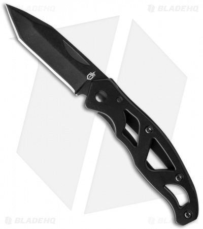 Gerber Mini Paraframe Tanto Frame Lock Knife (2.13" Black)