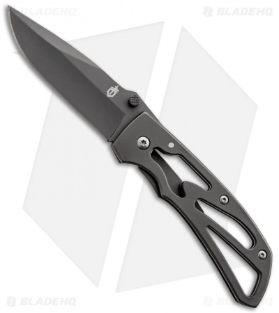 Gerber Powerframe Clip Point Frame Lock Knife (3" Gray) 22-41965