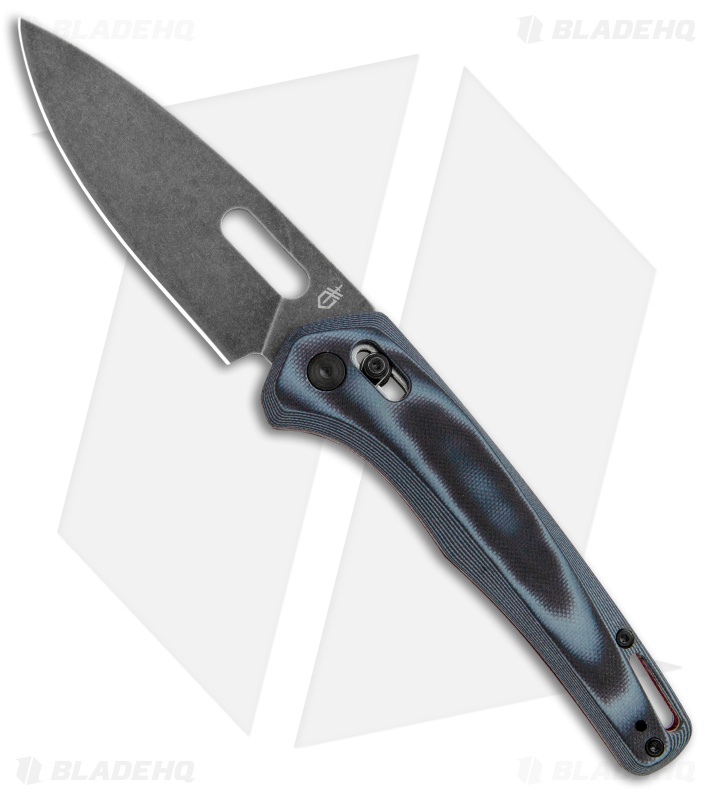 Gerber Sumo Pivot Lock Knife Black/Gray/Red G-10 (Acid Stonewash) 30-001813