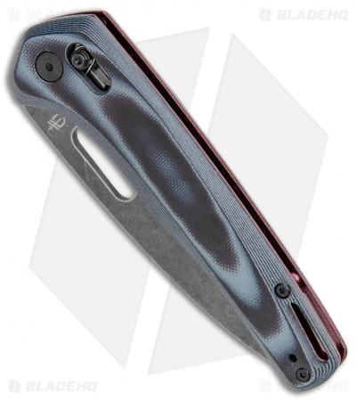 Gerber Sumo Pivot Lock Knife Black/Gray/Red G-10 (Acid Stonewash) 30-001813