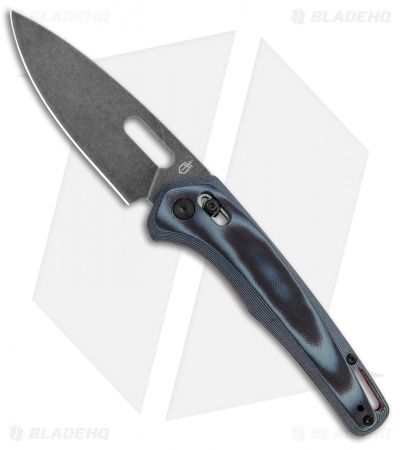 Gerber Sumo Pivot Lock Knife Black/Gray/Red G-10 (Acid Stonewash) 30-001813