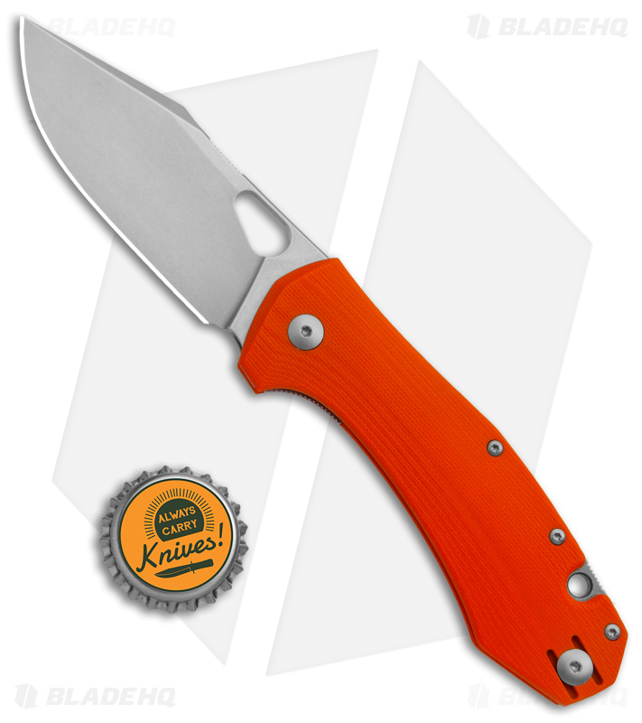 GiantMouse ACE Grand Folding Knife Orange G-10 - Blade HQ