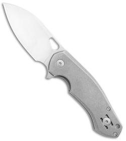 GiantMouse Vox/Anso ACE Biblio Flipper Knife Titanium (2.9" Satin M390)