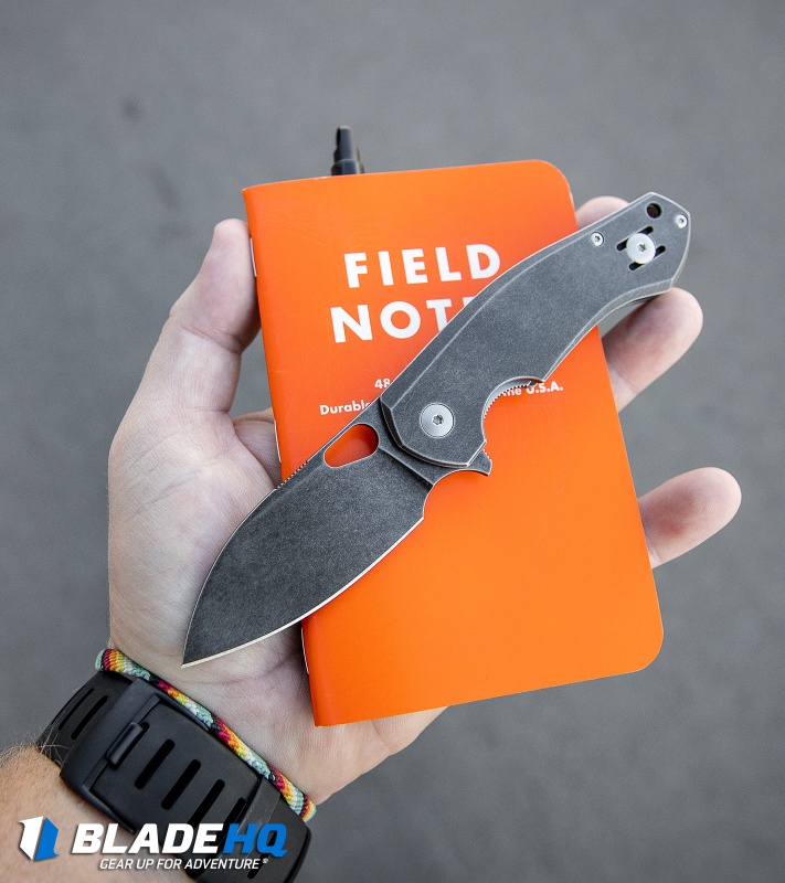 GiantMouse ACE Darth Biblio - Folding Knife | Titanium | Blade HQ