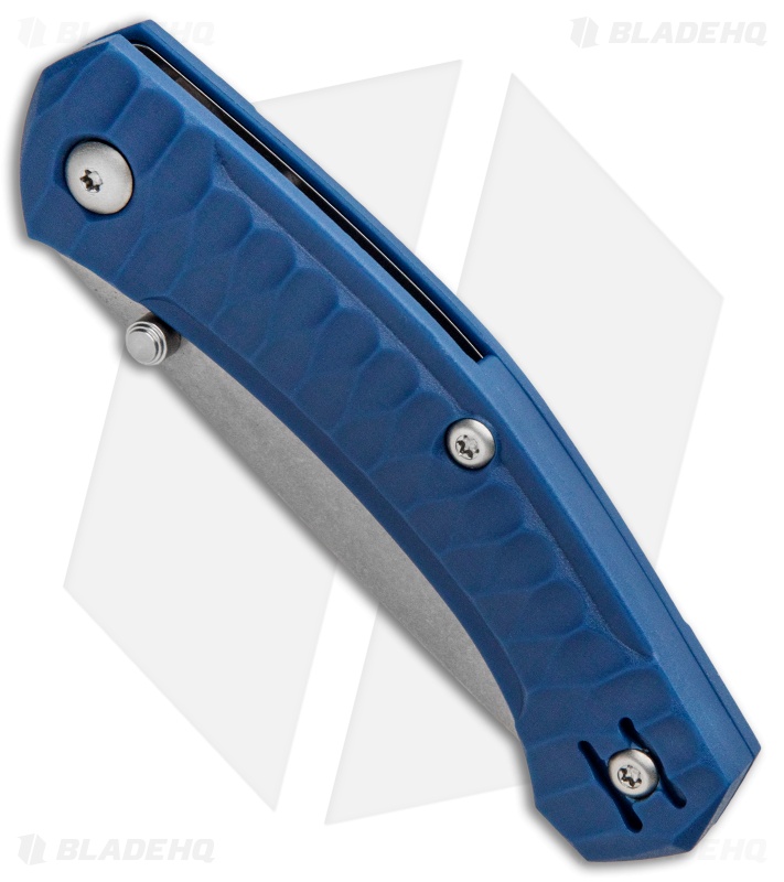 GiantMouse Vox/Anso Iona Folding Knife Blue + Stonewash Blade HQ