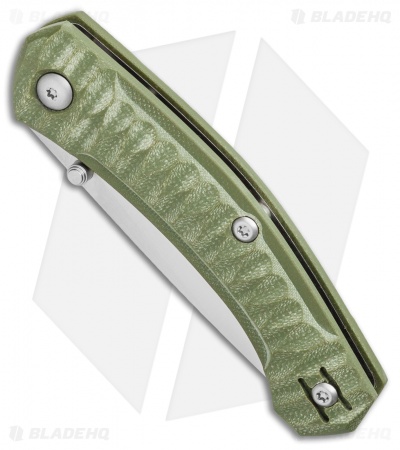 GiantMouse Vox/Anso ACE Iona Liner Lock Knife Green G-10 (2.9" Satin)