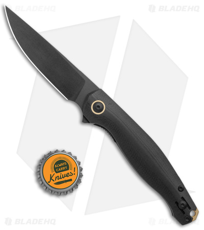 GiantMouse Vox/Anso ACE Sonoma V2 Liner Lock Knife Blackout (3.3" Black)