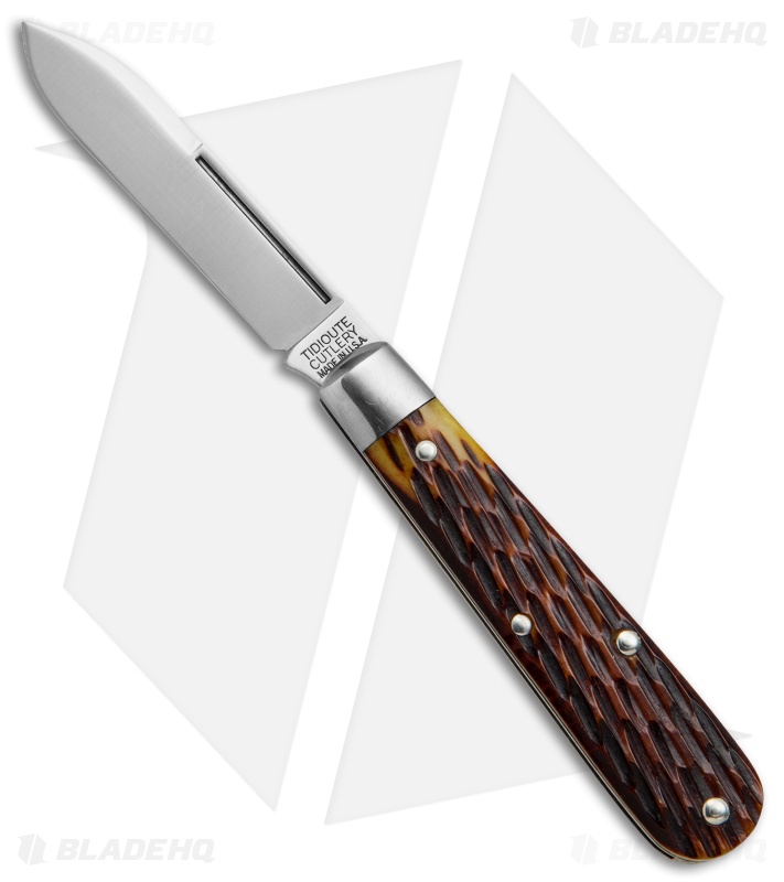 GEC #14 Tidoute Boy's Knife 2.325" Yellow Jigged Bone 142116