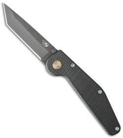 Gt Knives GT Knives Police Tanto Manual Knife Green (3.625" Gray) GT309 - $225.00 at Blade HQ