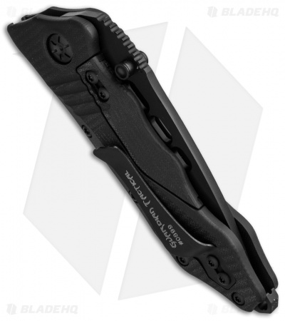 Guardian Tactical Helix Combat Folder Knife Black G-10 (3.75" Black)