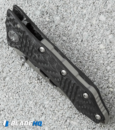 Guardian Tactical Helix Nano Flipper Knife Carbon Fiber (3.125" Two-Tone)