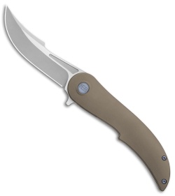 HEAdesigns Equilibrium V2 Frame Lock Flipper Knife Bronze Titanium