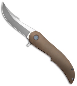 HEAdesigns Equilibrium Frame Lock Knife Bronze Titanium (3.9" Two-Tone)