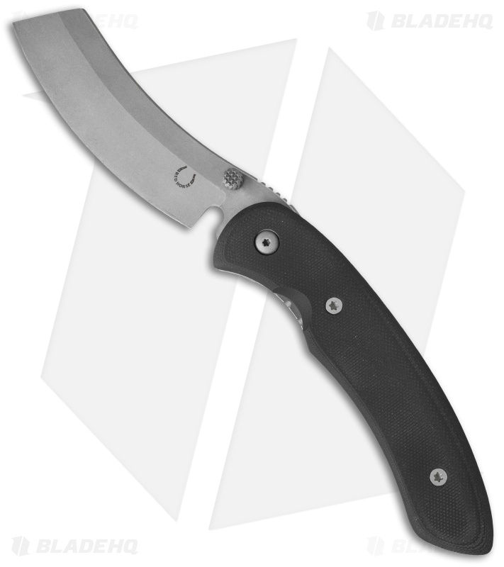 Red Horse Knife Works Hell Razor Liner Lock Knife G-10 (3.75" Stonewash)