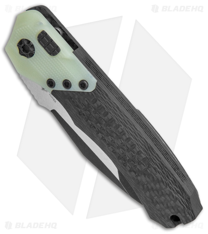 Heretic Knives Wraith Automatic Knife Integral CF/Jade G10 (3.625