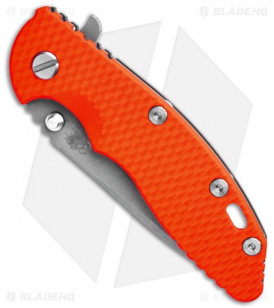 Hinderer Knives XM-18 3.5 Spearpoint Knife Bronze/Orange G-10 (Working)