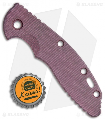 Hinderer Knives 3.5" XM-18  Burgundy Smooth Micarta Replacement Scale