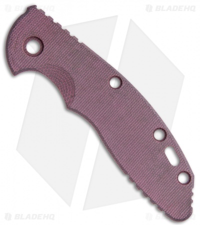Hinderer Knives 3.5" XM-18  Burgundy Smooth Micarta Replacement Scale