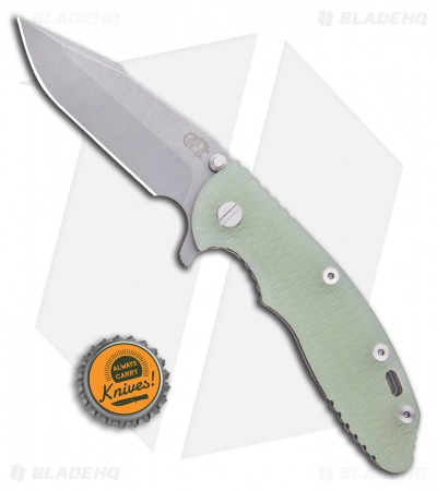 Hinderer Knives XM-18 3.5 Harpoon Spanto Knife Translucent (S35VN Working)