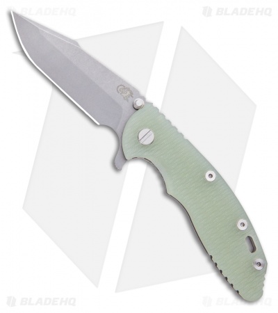 Hinderer Knives XM-18 3.5 Harpoon Spanto Knife Translucent (S35VN Working)