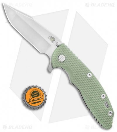 Hinderer Knives XM-18 3.5 Gen 6 Harpoon Spanto Knife Translucent G-10 (SW)