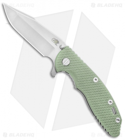 Hinderer Knives XM-18 3.5 Gen 6 Harpoon Spanto Knife Translucent G-10 (SW)
