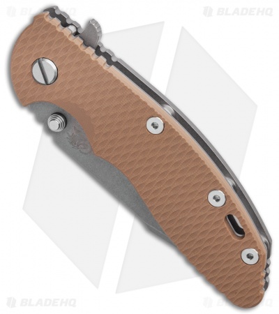 Hinderer Knives XM-18 Tri-Way Harpoon Spanto Knife Coyote ( 3.5"Working )