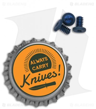 Hinderer Knives XM-18 3.5" & XM-24 4.0" Handle Screws Set - Battle Blue
