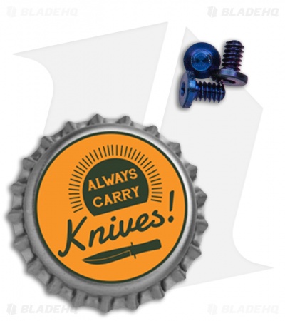 Hinderer Knives XM-18 3.5" & XM-24 4.0" Handle Screws Set - Stonewash Blue