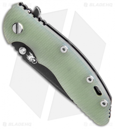 Hinderer Knives XM-18 3.5 Spear Point Knife Natural G-10  (3.5" Black SW)