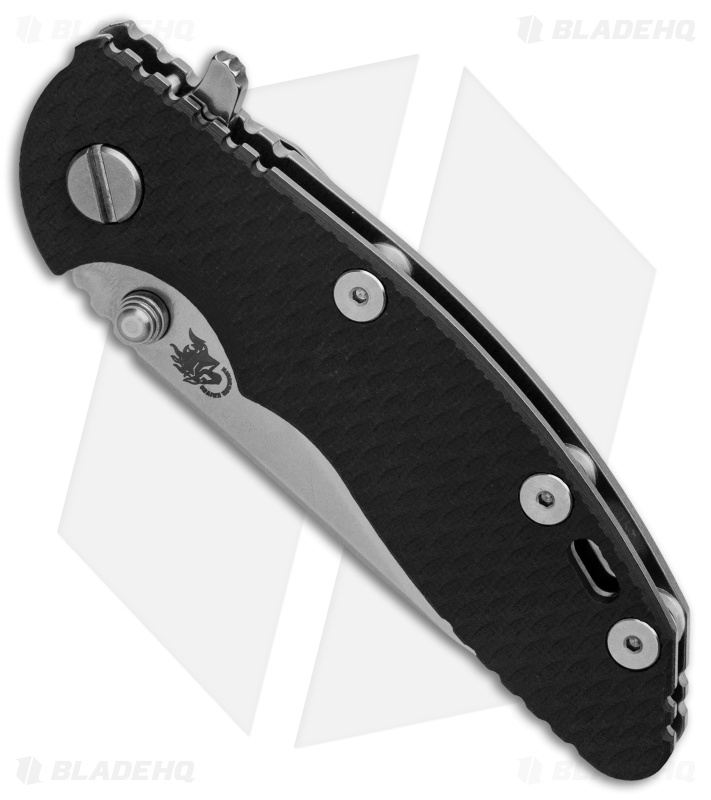 Hinderer XM18 3" Gen 6 Slicer Flipper Knife Black G10 Stonewash