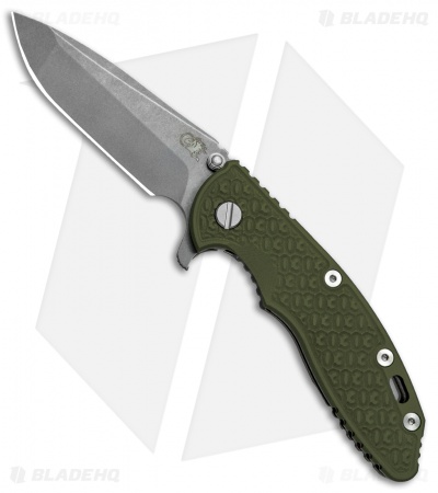 Hinderer Knives XM-18 3.5 Spanto 30th Anniversary Knife OD Green G-10 (Working)